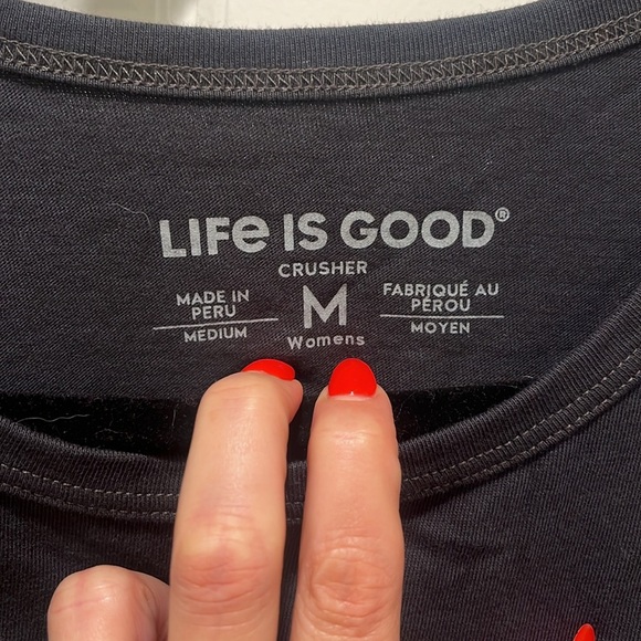 NWT Life Is Good Women's High-Low
Crusher Tank Top Beauty in All DIRECTIONS - Picture 5 of 9